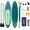 GreenBlue, variant on Bigleap Inflatable Paddle Board Stand Up Paddle Board 6‘’ Thick 2-in-1 Paddle with Sup Accessories & Carry Bag & Fast Pumping for All Skill Levels, Orange