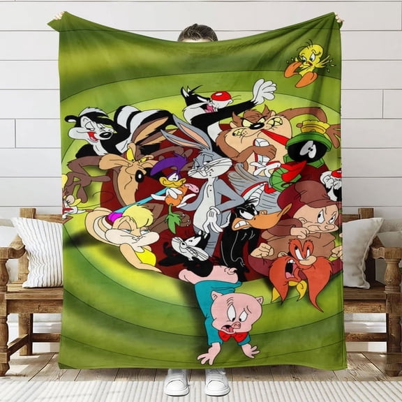 baby looney tunes Throw Blanket Gifts for Fans Lover Girls Boys Women Present Hoodie Him Bed 60"x80"