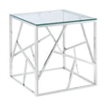 thumbnail image 1 of Roca Side Table in Silver, 1 of 4