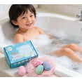 thumbnail image 2 of BUDAO00 Bath Bomb Gift Set with Surprise Inside, 6Pcs Colorful Handmade Kids Safe and Gentle Spa Bath Fizz Balls Kit, Birthday Christmas Gift, 2 of 9