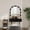 Black, variant on YWEN Floating Makeup Vanity Desk with Mirror and 3-Color Lights, 31" Wall-Mounted Vanity Shelf with 2 Drawers and Power Outlet for Bedroom Hairdressers, Bear 66LBS