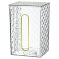 thumbnail image 1 of Shisuyan Bathroom Tissue Box Pet Transparent Wall Mountable Families 1Pcs, 1 of 9
