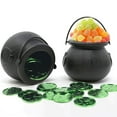 thumbnail image 5 of NookHiveSt. Patrick's Day Party Decor Set - Plastic Gold Shamrock Coins, Witch Candy Jar, Treasure Game Favors, 3-Leaf Clover Themed Decoration, 5 of 5