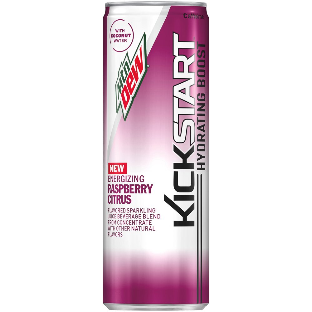 Mountain Dew Kickstart Energizing Raspberry Citrus Sparkling Juice