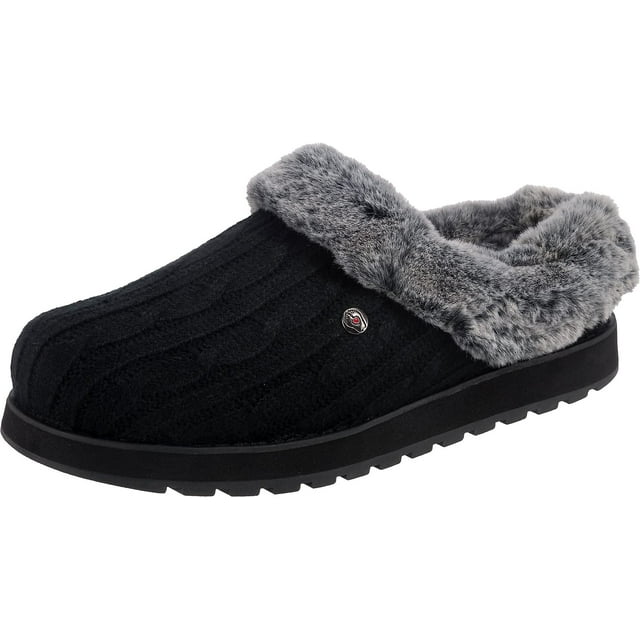 Zapatilla Skechers BOBS Ice Angel de recuerdo para mujer, color negro