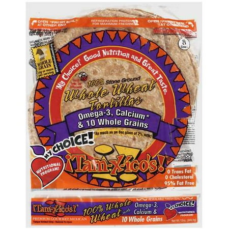 La Bonita Ole Tamxicos Whole Wheat Tortillas, 8 ea
