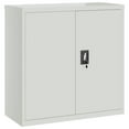 thumbnail image 5 of vidaXL File Cabinet Light Grey 90x40x130 cm Steel, 5 of 5