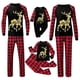 thumbnail image 3 of Conjuntos de pijamas de Navidad de la familia de alces brillantes, pijamas a juego para la familia de Navidad, pijamas de cuadros rojos, conjunto de ropa para niños y adultos, mono para bebé, 3 of 3