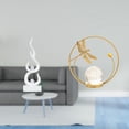 thumbnail image 2 of Escultura abstracta de fuego,Estatua de arte abstracto para decoración del hogar,Estatua de bola de cristal,Estatuas de bolas de cristal para decoración del hogar,escritorio, 2 of 8