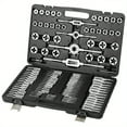 thumbnail image 1 of Estbridge [Bearing Steel Tap and Die] 110pcs  Tap and Die Set - Metric Size M2 to M18  Bearing Steel Taps and Dies - Essential Threading Tool for Cutting External Internal Threads  with C, 1 of 6
