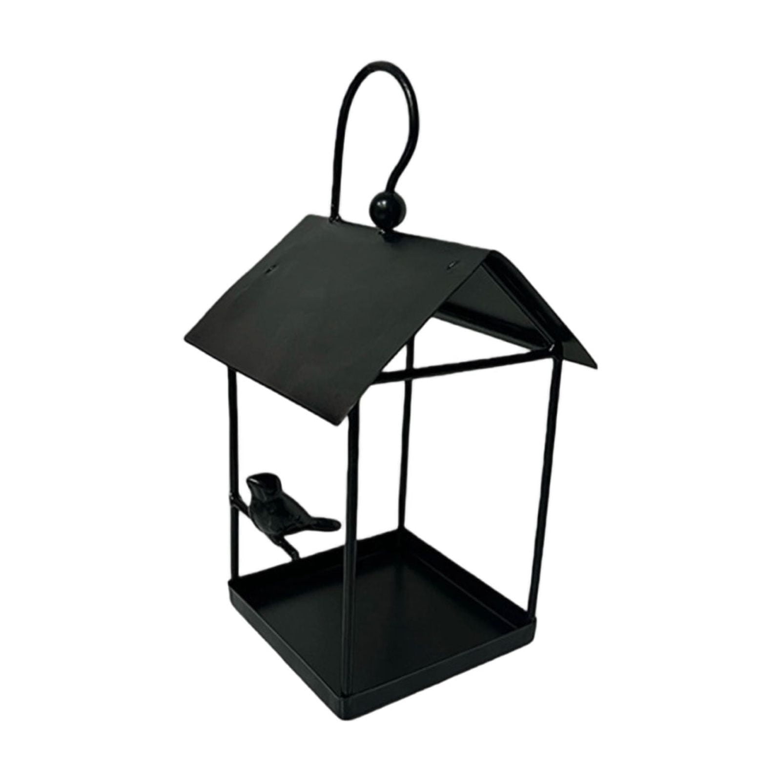 Bird Feeder, Metal House Shape Wild Bird Feeding Station, Outdoor Garden Yard Decor For Attracting Sparrows Finches Blackbirds (1Pc)