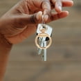 thumbnail image 3 of 12Pcs Portable Key Rings Metal Key Rings Round Key Rings Round Handicraft Key Rings for Key Chains, 3 of 6