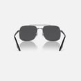 thumbnail image 5 of Ray Ban Polarized Dark Grey Square Unisex Sunglasses RB3699 004/K8 56, 5 of 5