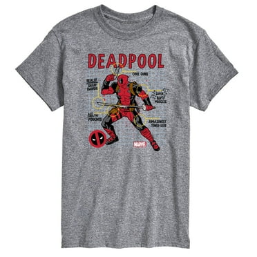 Marvel Deadpool - Blueprint - Men's Short Sleeve Graphic T-Shirt