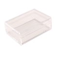 thumbnail image 3 of 1/12 casa de muñecas caja de almacenamiento acrílico Rectangular casa de muñecas accesorio de comida a prueba de polvo con tapa pequeña transparente Baoblaze cajas de almacenamiento de casa de muñecas, 3 of 8