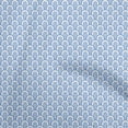 thumbnail image 1 of oneOone Cotton Poplin Medium Blue Fabric Geometrical Craft Projects Decor Fabric Printed By The Yard 56 Inch Wide, 1 of 5