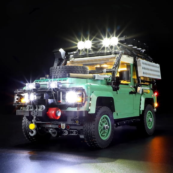 Led Lighting Kit for LEGO-10317 Land Rover Classic Defender 90 - Compatible with Lego Icons Building Blocks Model- Not Include Lego Set