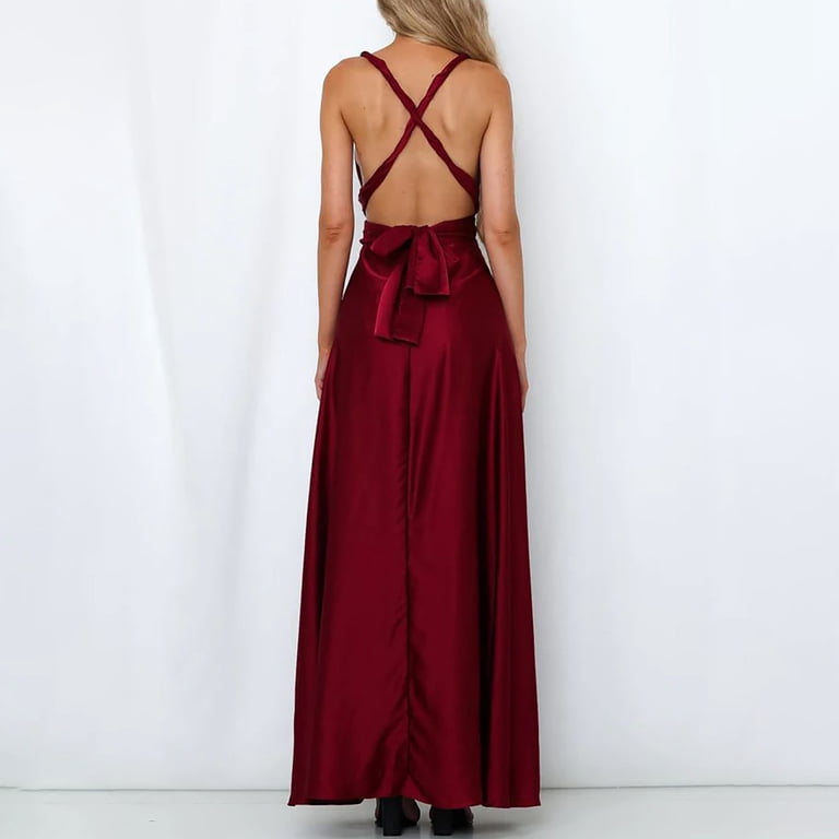 sachin and babi light blue dress Elegant Burgundy Evening Dresses 2020 A Line Princess Strapless Sleeveless  Backless Floor Length Long Formal Dresses main image 0