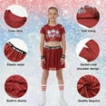 thumbnail image 4 of LOLANTA Girls Sequins Dance Outfits Sparkly Jazz Latin Hip Hop Clothes Crop Top with Skirt 5-12 Years, 4 of 6