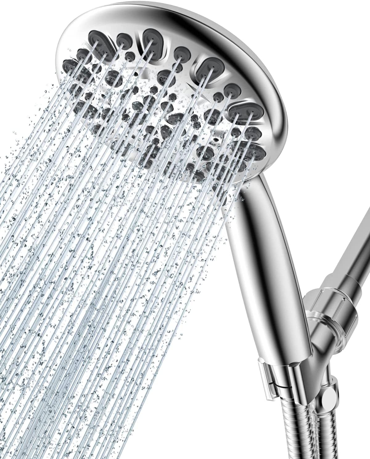Handheld Shower Head.High Pressure 7Spray 5" Shower Heads. 71inch