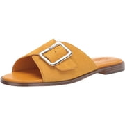 Naturalizer Womens Forrest Slide Sandal 9 Golden Rod