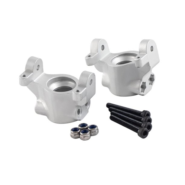 2 Piezas Portaequipajes RC C Hugo Aleación De Aluminio Para Axial RBX10 Plata