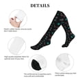 thumbnail image 6 of Bixox Colorful Insect Print Compression Socks,Compression Socks Women & Men Circulation for Medical,Running,Athletic, 6 of 7
