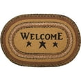 thumbnail image 2 of VHC Brands Kettle Grove Jute Primitive Welcome Rug, Detached Non-Skid Pad 20x30, 2 of 11