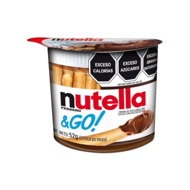 Pack de 4 Crema de Avellana Nutella & Go 12/52 gr Nutella & Go Nutella&go