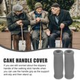 thumbnail image 3 of TAILTOSS Replacement Hand Grip for Canes 4Pack Grey Sponge for Walking Cane and Handheld Basket Handles, 3 of 6