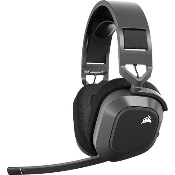 Premium Corsair HS80 MAX Wireless Gaming Headset for Xbox, PC, Mac, PS5, PS4, and Mobile - Steel Gray
