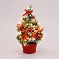 thumbnail image 5 of Adorno de mesa de árbol de Navidad artificial de 20/30 cm con bolas de luz LED 2023 Decoración navideña para el hogar Regalo de Año Nuevo 2024 Mini, 5 of 5