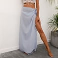 thumbnail image 6 of OSFVNOXV Womens Swim Cover Ups Summer Bohemian Wrap Sarong Skirts Tie Side with Tassels for Bikini Tankini Bathing Suit Bottom, 6 of 9