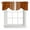 DarkOrange Beige, variant on Tie Up Valances for Windows, Yellow Beige Striped Adjustable Valance Curtains Window Treatment for Living Room/Bedroom, Modern Farmhouse Retro Lines Rod Pocket Kitchen Curtains & Drapes 42x18 Inch