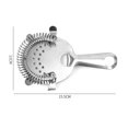thumbnail image 2 of Stainless steel four-ear ice strainer Ice spacer Ice strainer shaker Mixing tool, 2 of 5