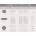 thumbnail image 5 of 70 Inch Diameter Kitchen Tablecloth Round Beige Solid Polyester Washable for Table Cloth,Great for Wedding,Buffet,Party, Baby Shower,Holiday Dinner, 5 of 5