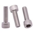 thumbnail image 4 of #8-32 x 3/4"" Tornillos de cabeza hueca de acero inoxidable 304 18-8 Allen Hex Drive Cobertura completa de rosca, paquete de 50, 4 of 5