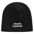 thumbnail image 5 of Insect Control Embroidered 8 Inch Short Beanie - Black OSFM, 5 of 5