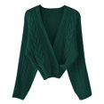 thumbnail image 2 of Vedolay Women's Suit Jackets Womens Casual Open Front Long Sleeve Fashion Slim Fit Jackets with Pockets,Green One Size, 2 of 5