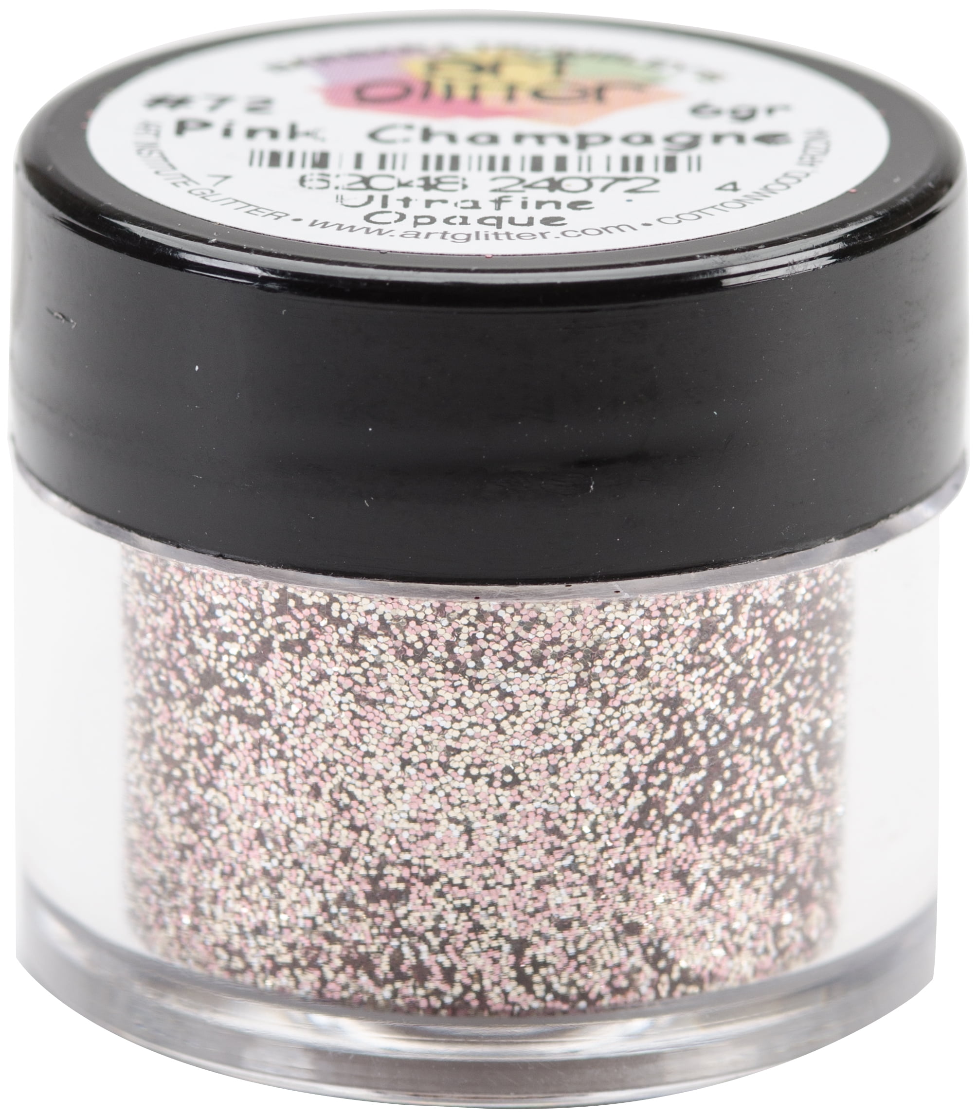 Art Glitter .008 Ultrafine Glitter .25oz72 Pink Champagne Walmart