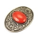 thumbnail image 1 of Hebilla de cinturón de aleación de zinc estilo bohemio hippie indio para regalos de hombres con piedras preciosas Najran Red jinwen Hebilla de cinturón, 1 of 8