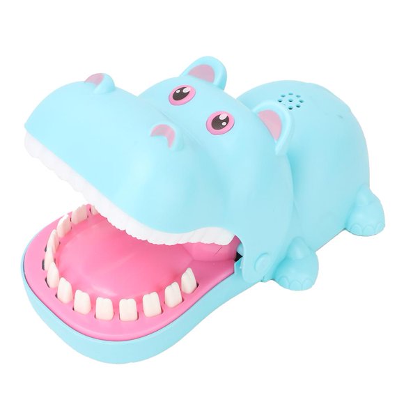 Yosoo Portable Cartoon Hippo Mouth with Teeth Toy Bite Finger Board Game Kids Toys, Toy Hippo, Toy Hippo Mouth