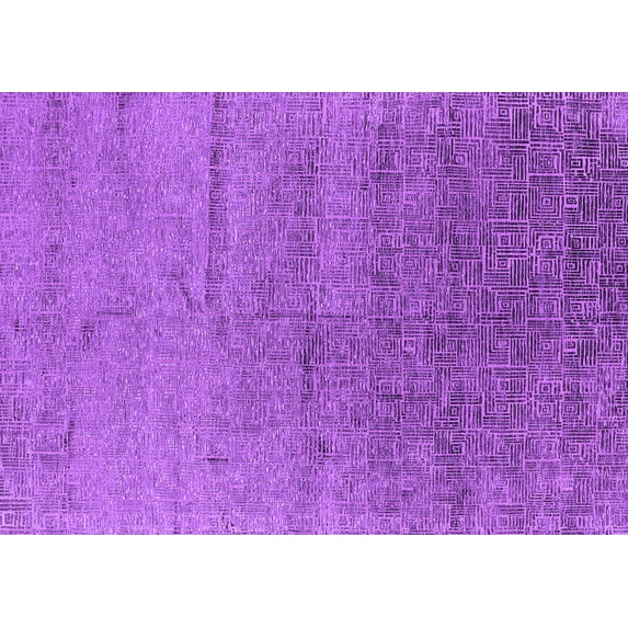 Ahgly Company Indoor Rectangle Oriental Purple Industrial Area Rugs, 5' x 7'