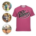 thumbnail image 5 of Dr Pepper T-Shirt for Boys Girls, Kids Novelty Crew Neck Tops, Lightweight Short Sleeve Tee, XS-XL, 5 of 9