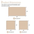 thumbnail image 3 of Snubbull 3 Pack Outdoor Replacement Cushions for 4-Seater Wicker Rattan Loveseat Sofa Chair Patio Furniture, 36 x 18 x 3,18 x 18 x 3, Sand, 3 of 7
