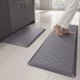 thumbnail image 1 of Alfombrillas antifatiga StepAura Kitchen de 2 piezas, color gris, 1 of 9
