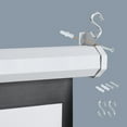 thumbnail image 5 of ZENY 72inch 4:3 HD PVC Manual Projection Screen Retractable Wall & Ceiling Mounting, 5 of 13