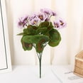 thumbnail image 6 of Silk Artificial Crabapple Flowers - 32cm Realistic Fake Flowers for Home Decor, Wedding Centerpieces, Hotel Arrangements, Green Plants - 1 Pack, 6 of 6