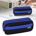 thumbnail image 4 of BESEW7 Pencil Pouch, 3 Layer Large Capacity Zippered Stationery Box, Multifunctional Pen Holder for Office Classroom Art Supply Storage, 4 of 7