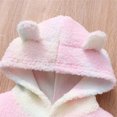 thumbnail image 2 of Gibobby Blusas De Niñas Sudadera con capucha gruesa de lana borrosa de otoño e invierno para niñas, moda de otoño para bebés, Top de ropa para niños （Rosa， 2-3 Años), 2 of 5